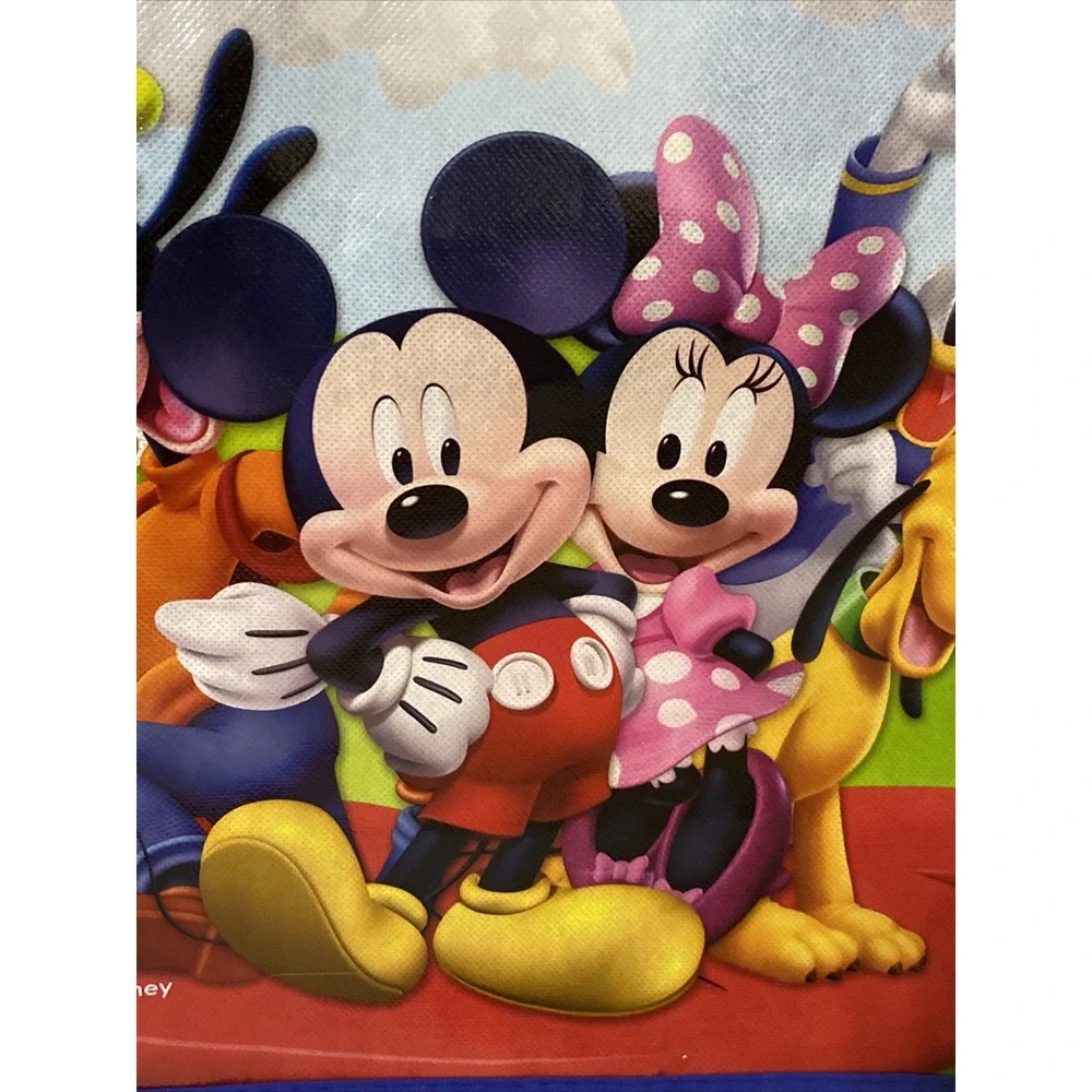 Disney Mickey & Minnie Mouse Donald Reusable TREAT BAG Grocery Shopping Tote A32